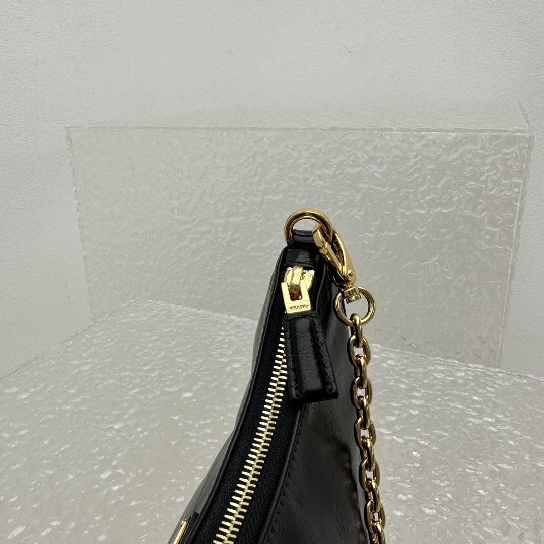 Prada Re-Edition 2005 Naplak Patent Leather Bag - DopestKickz