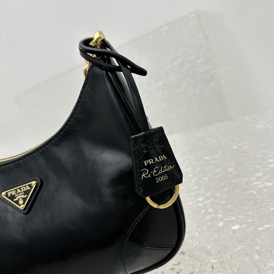 Prada Re-Edition 2005 Naplak Patent Leather Bag - DopestKickz
