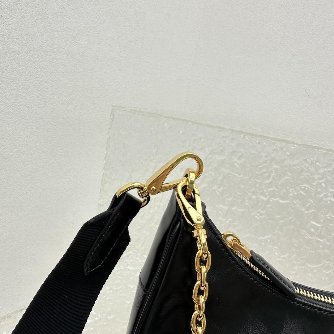 Prada Re-Edition 2005 Naplak Patent Leather Bag - DopestKickz