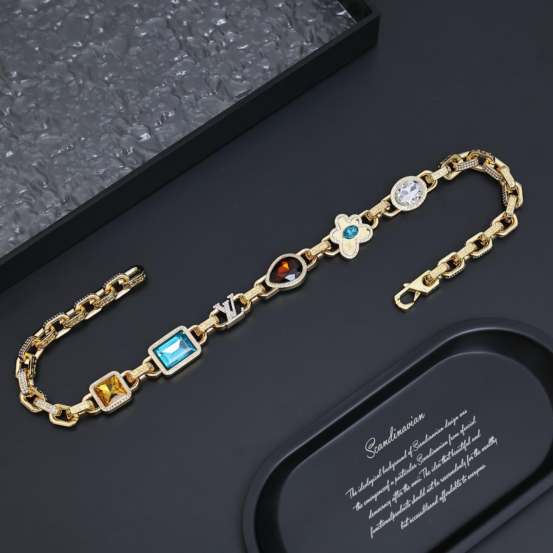 Louis Vuitton Paradise Stone Necklace  M01875 - DopestKickz