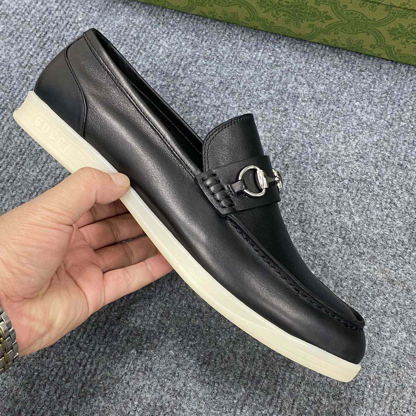 Gucci Men's Loafer With Horsebit - DopestKickz