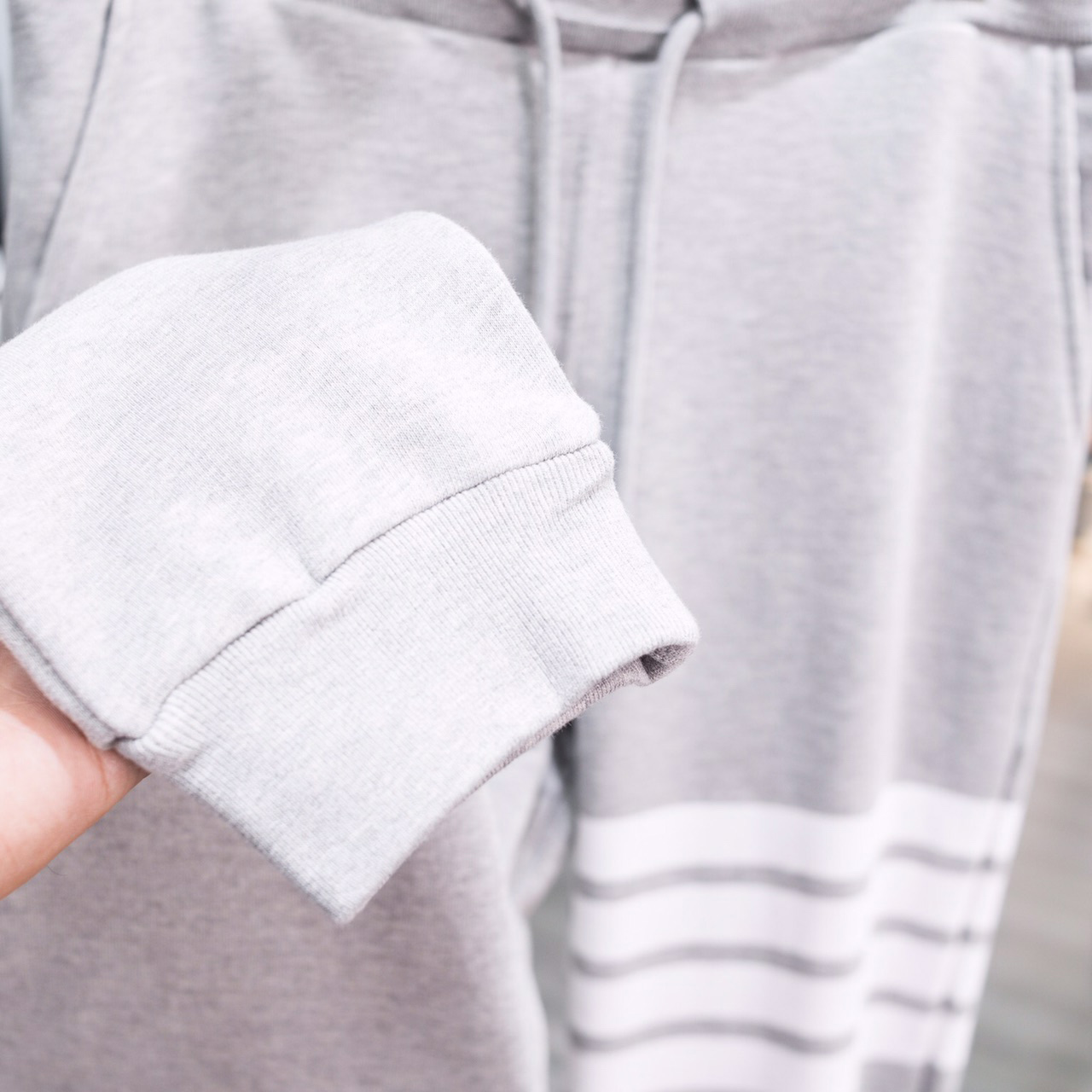 Thom Browne 4-Bar Cotton Track Pants - DopestKickz