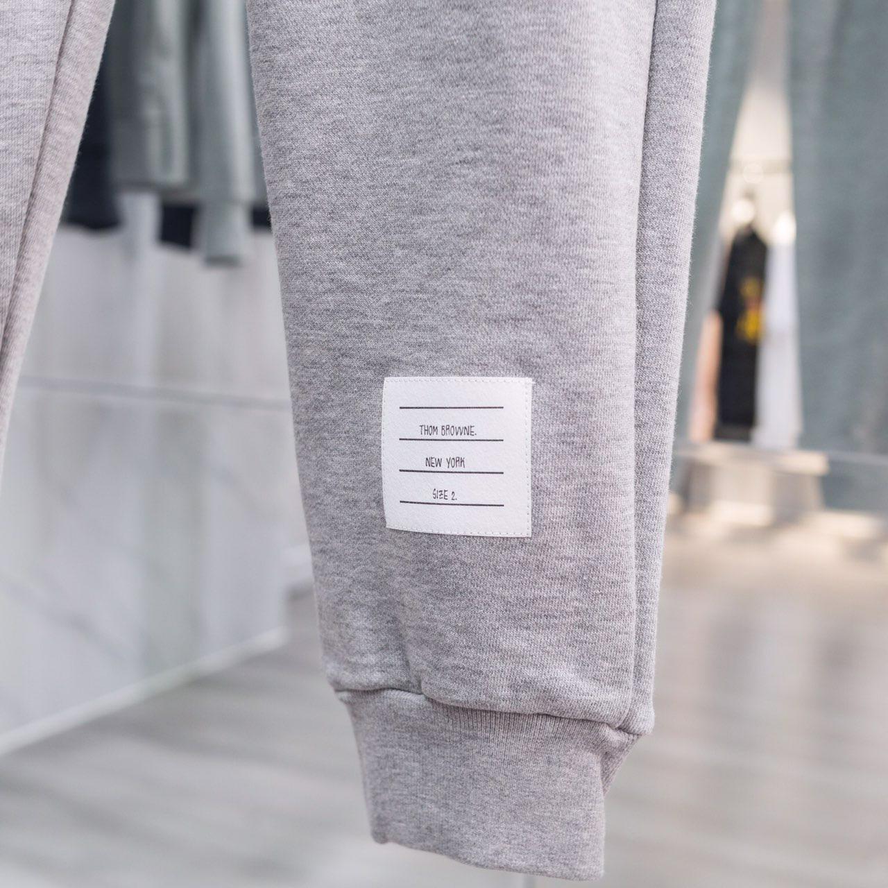 Thom Browne 4-Bar Cotton Track Pants - DopestKickz