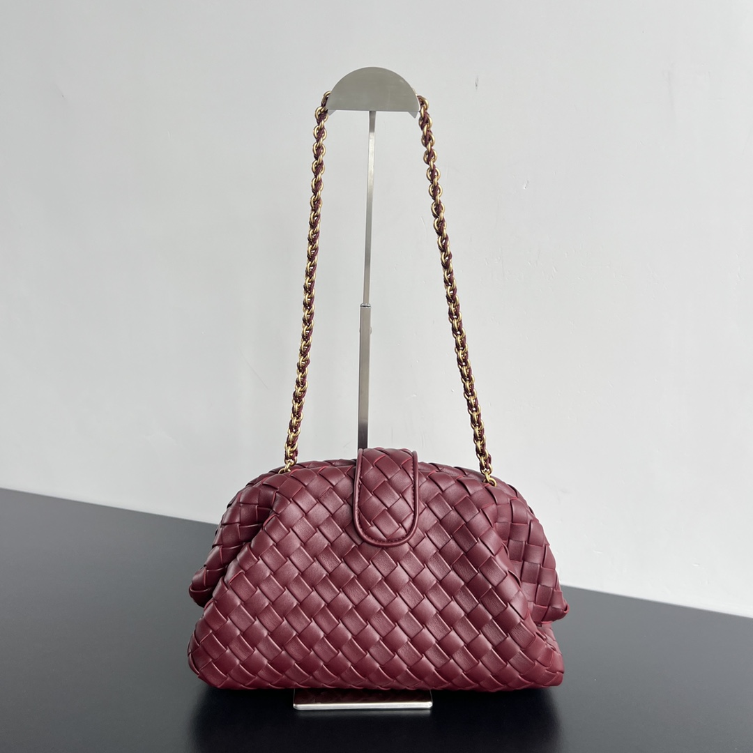 Bottega Veneta Teen Lauren 1980 With Chain   - DopestKickz