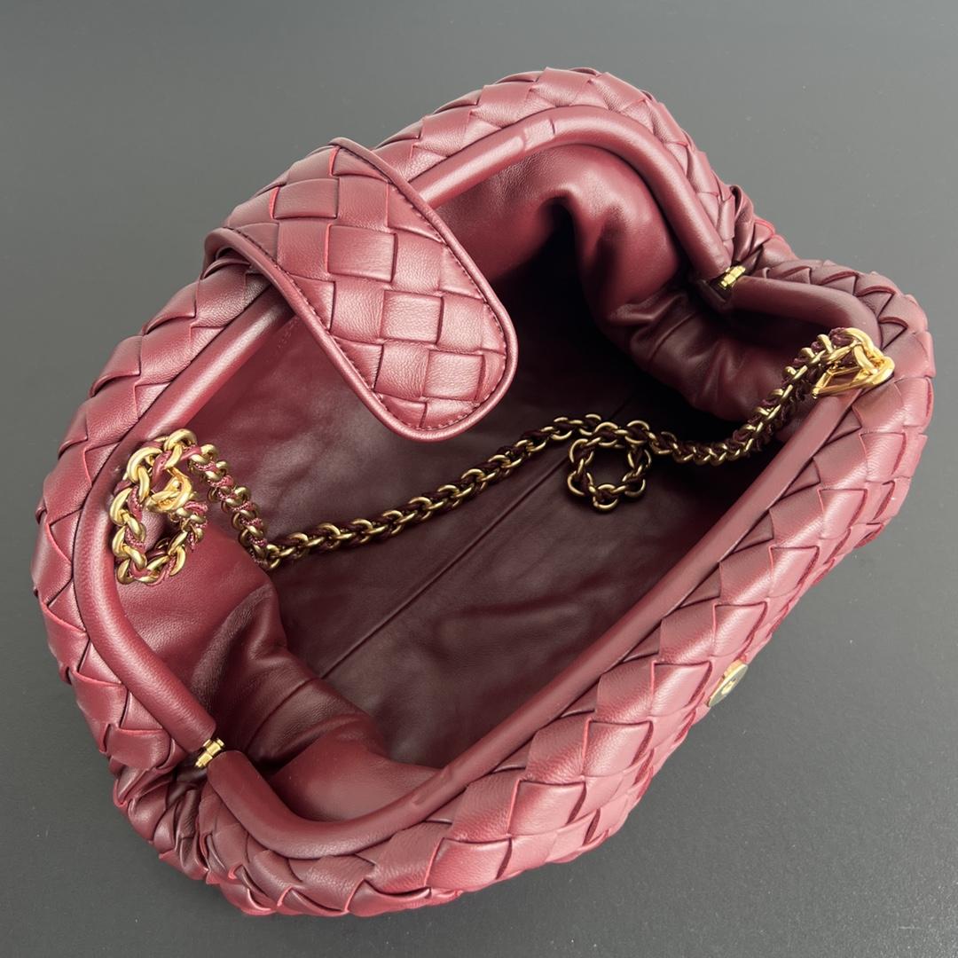 Bottega Veneta Teen Lauren 1980 With Chain   - DopestKickz