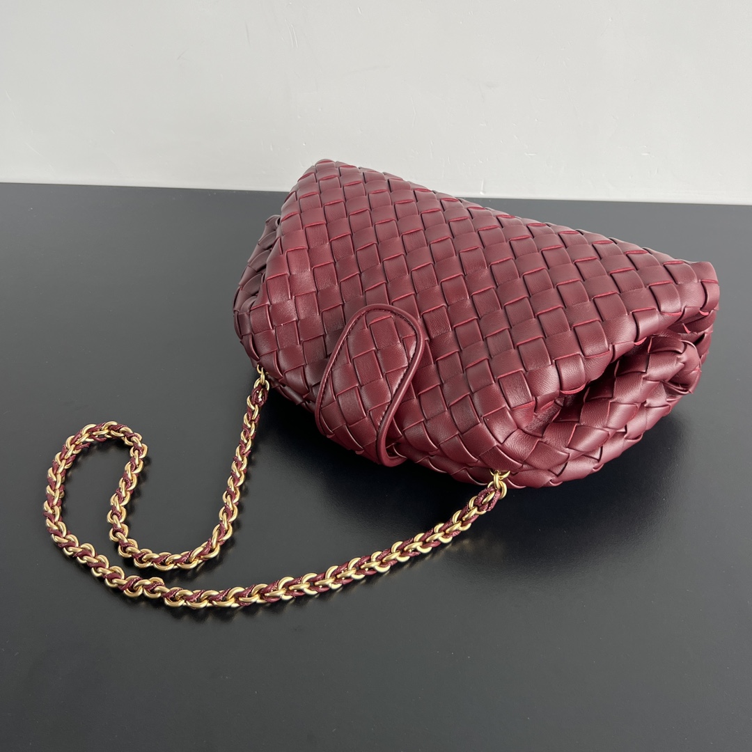 Bottega Veneta Teen Lauren 1980 With Chain   - DopestKickz