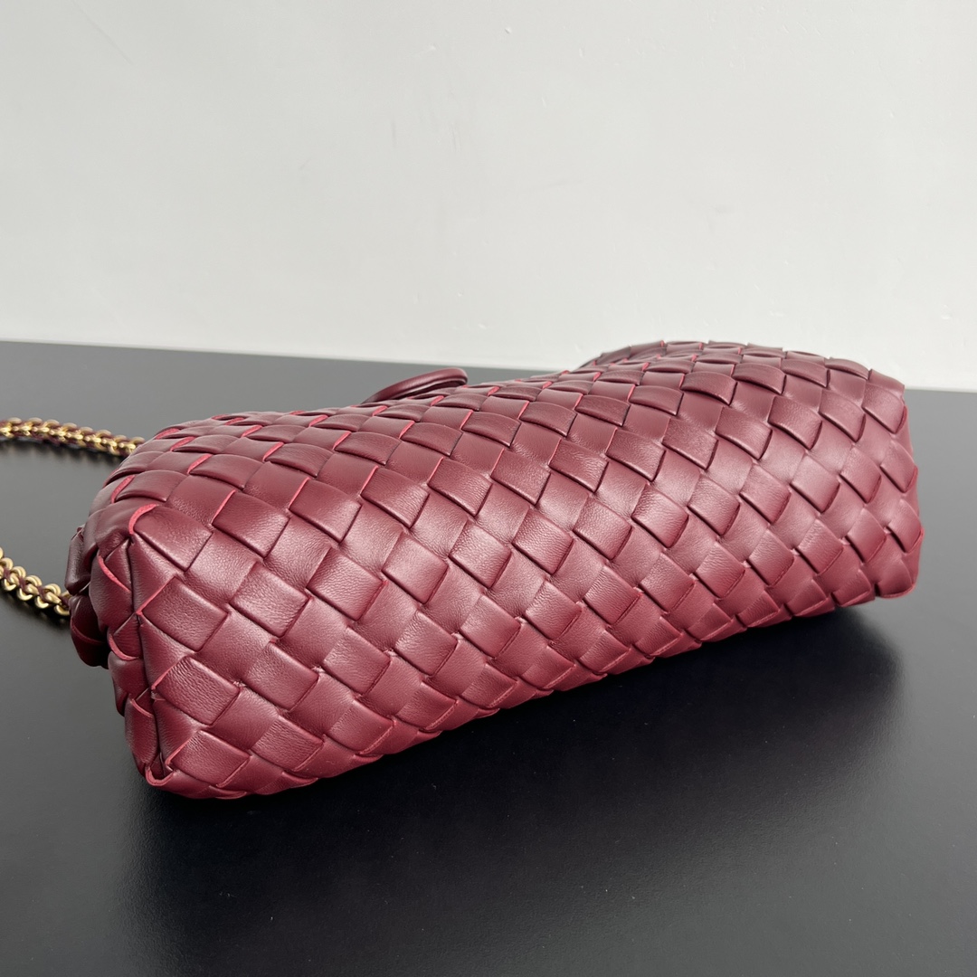 Bottega Veneta Teen Lauren 1980 With Chain   - DopestKickz