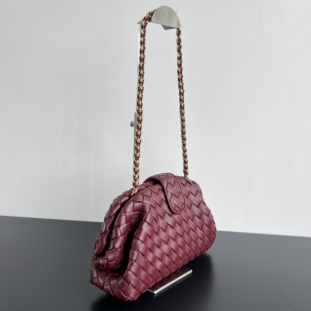 Bottega Veneta Teen Lauren 1980 With Chain   - DopestKickz
