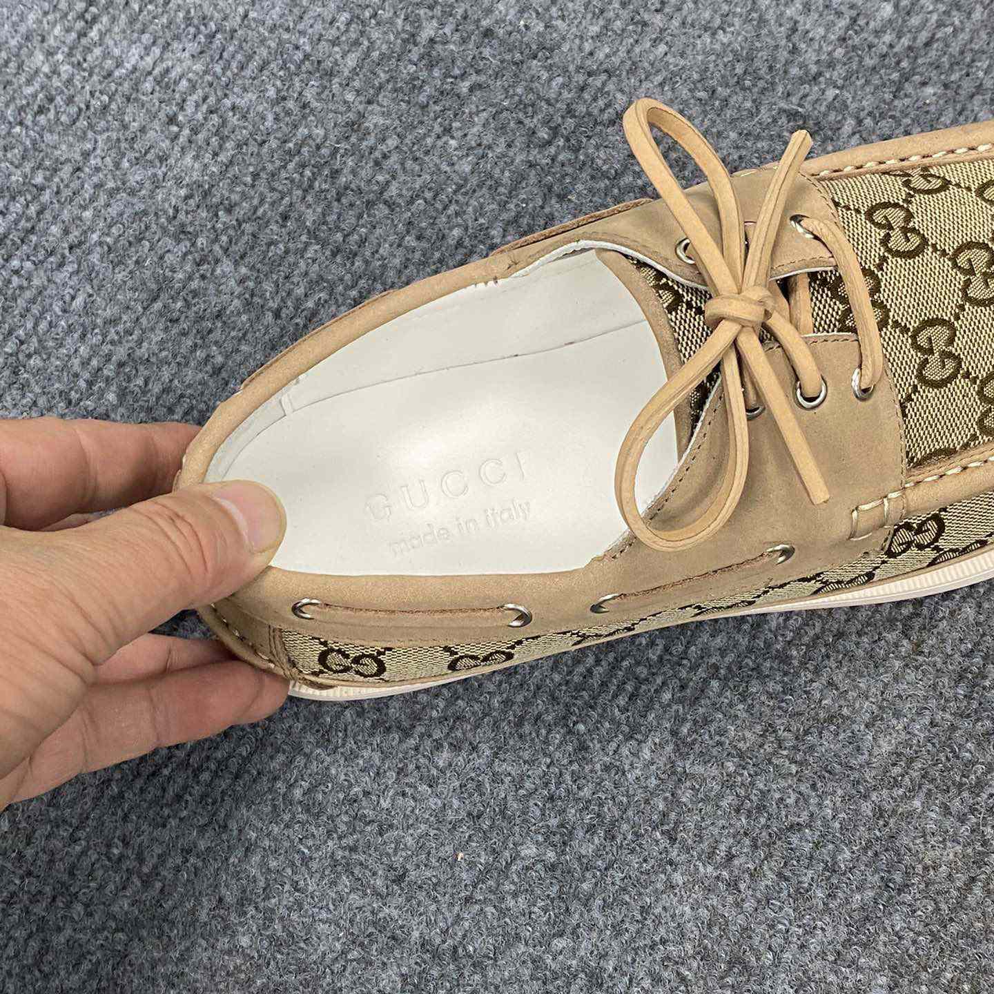 Gucci Men's Original GG Lace-up Loafer - DopestKickz