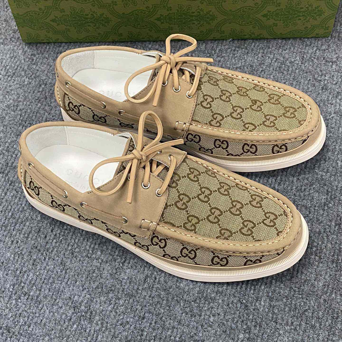 Gucci Men's Original GG Lace-up Loafer - DopestKickz