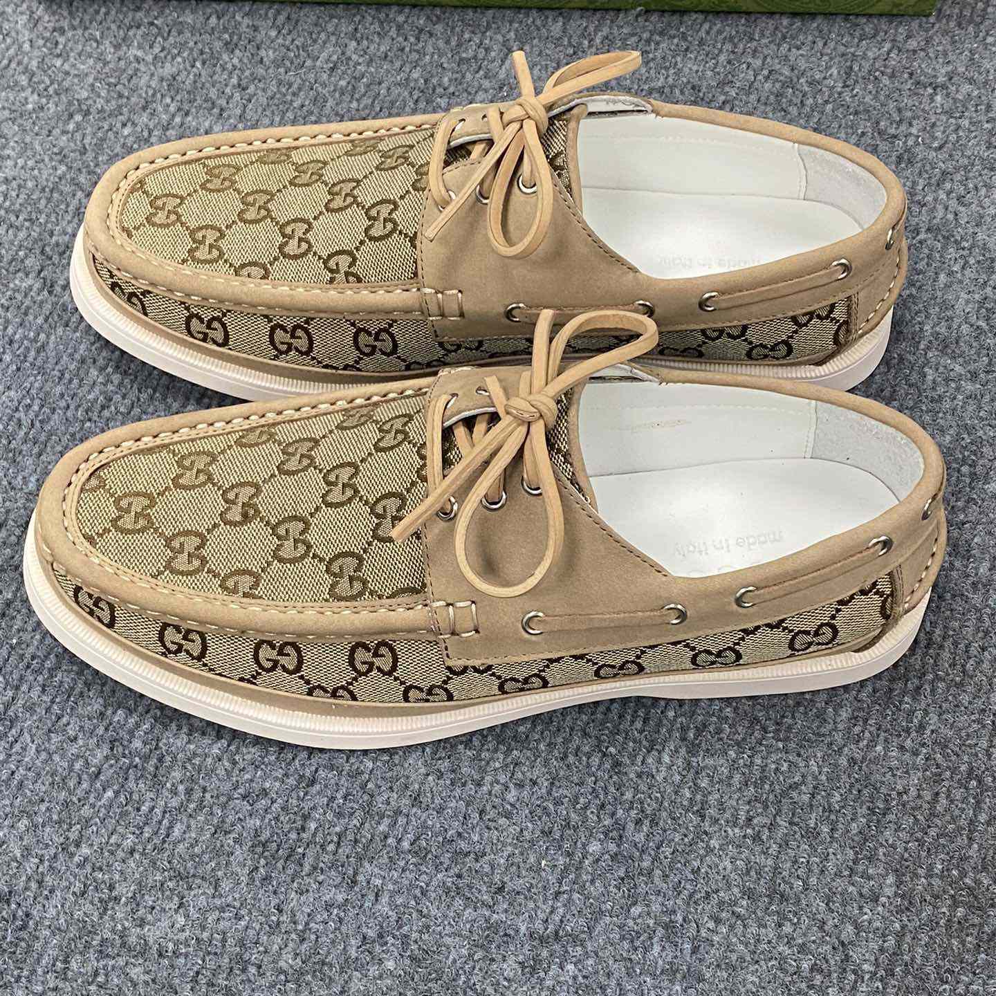 Gucci Men's Original GG Lace-up Loafer - DopestKickz