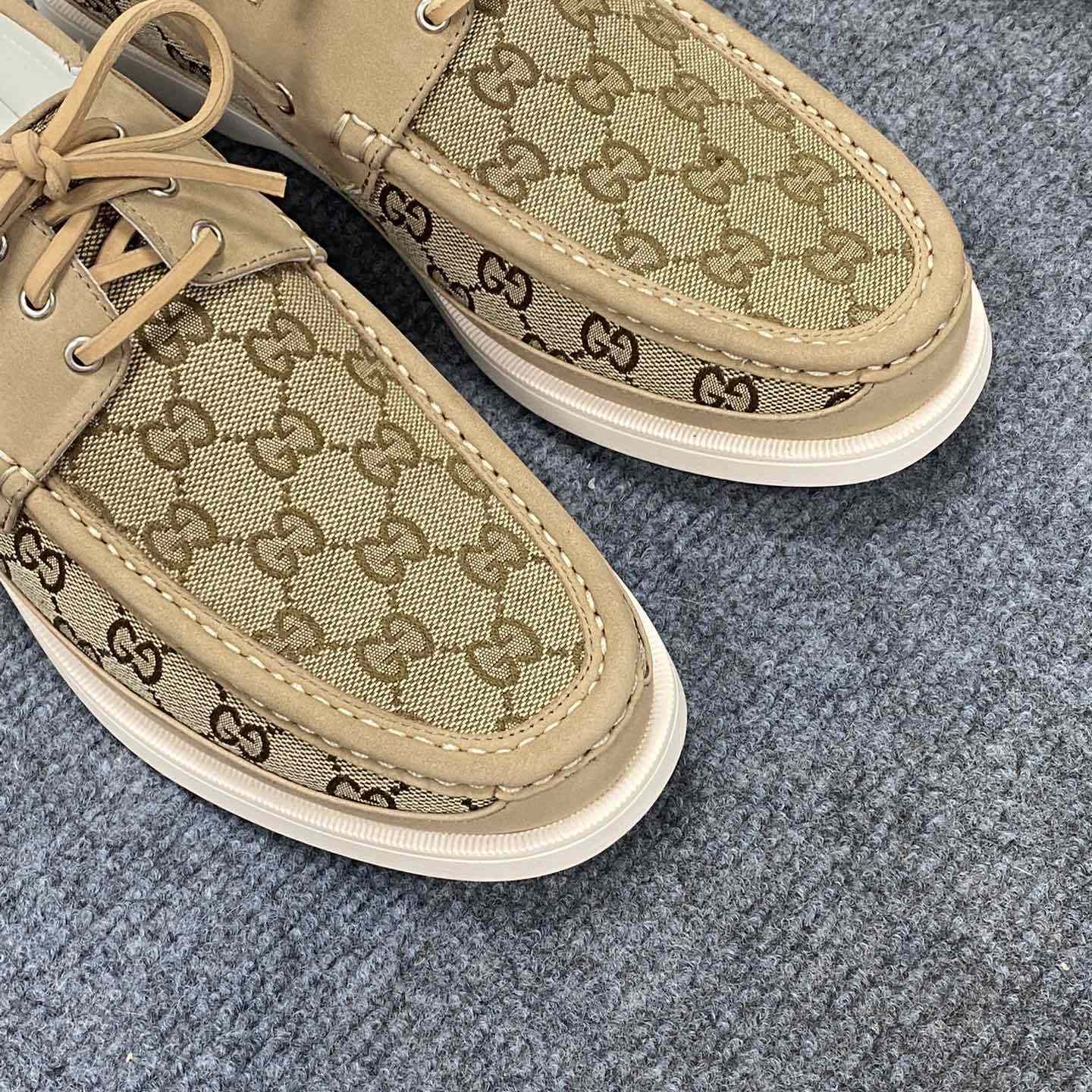 Gucci Men's Original GG Lace-up Loafer - DopestKickz