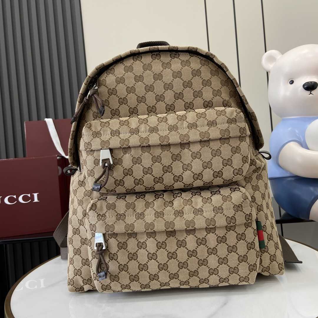 Gucci Medium Backpack With Gucci Logo - DopestKickz