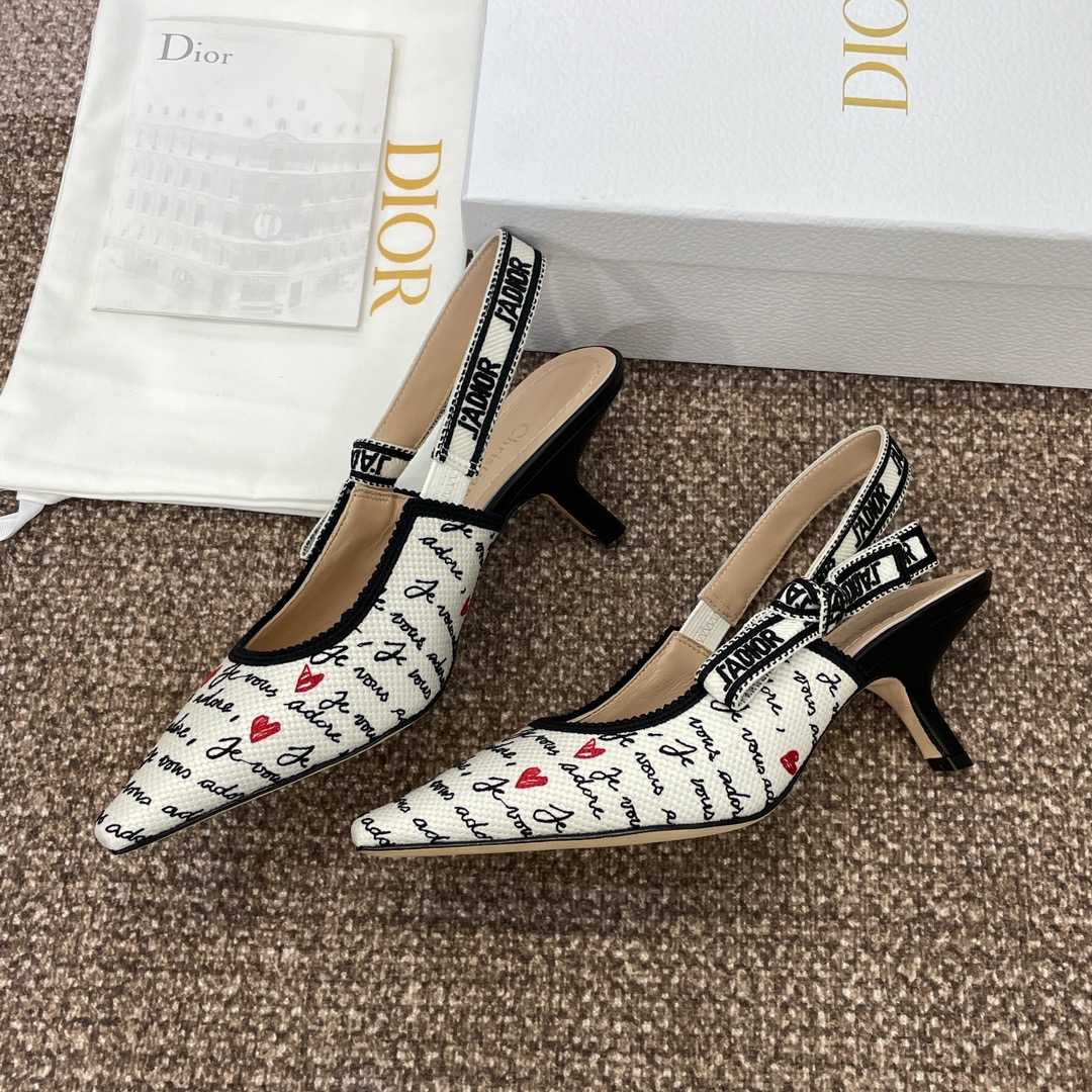 Dior J'Adior Dioramour Slingback Pump - DopestKickz