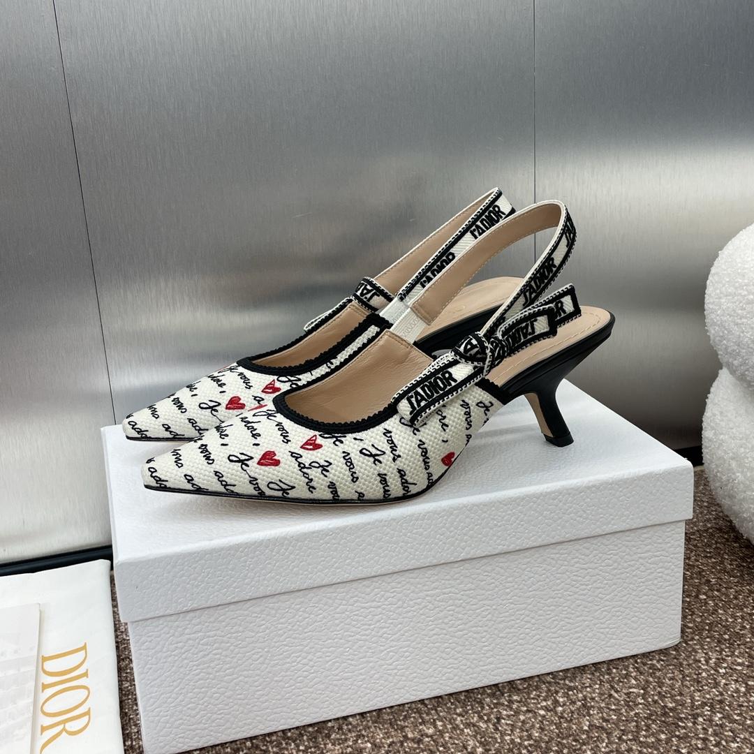 Dior J'Adior Dioramour Slingback Pump - DopestKickz