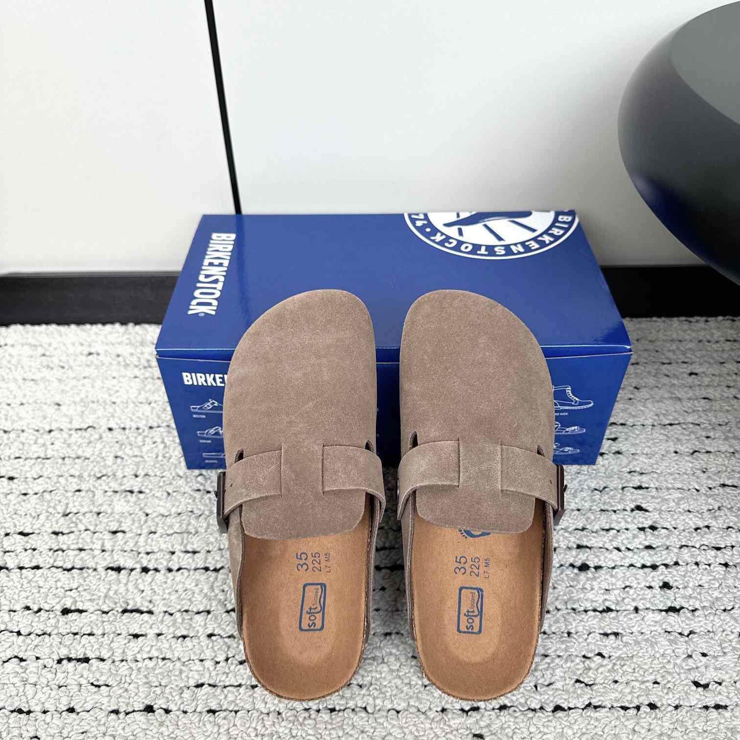 Birkenstock Boston Soft Footbed Suede Leather - DopestKickz