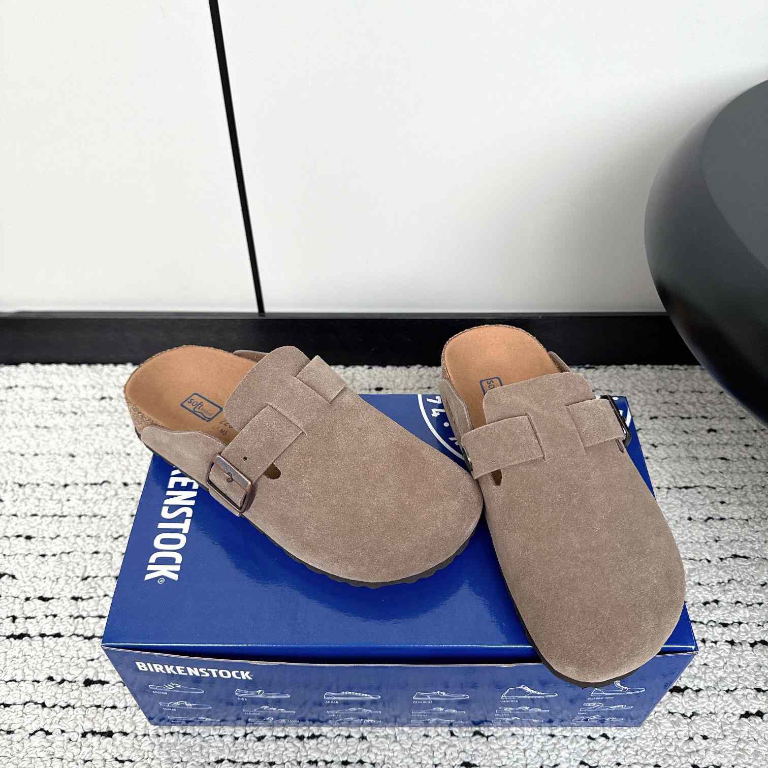 Birkenstock Boston Soft Footbed Suede Leather - DopestKickz