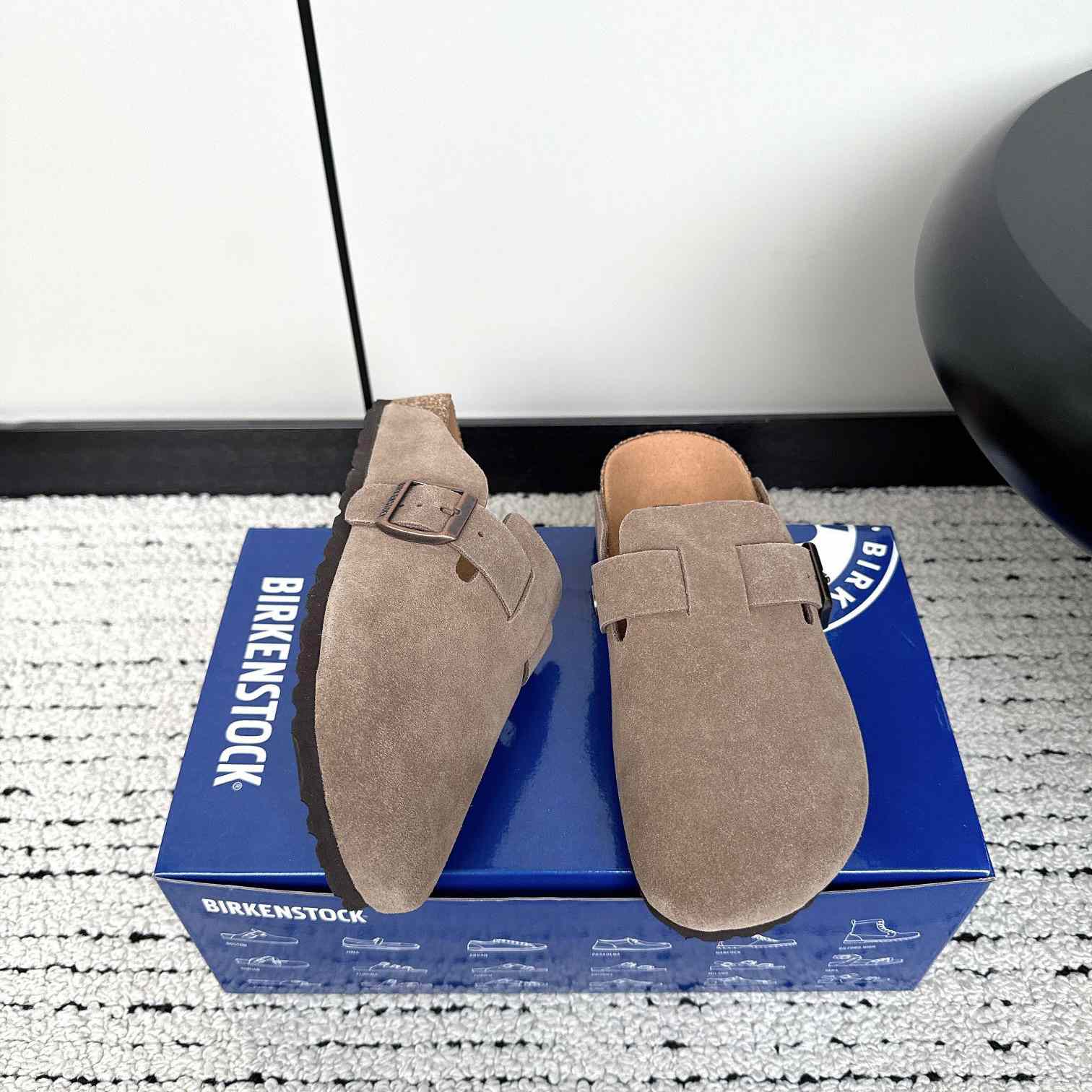 Birkenstock Boston Soft Footbed Suede Leather - DopestKickz