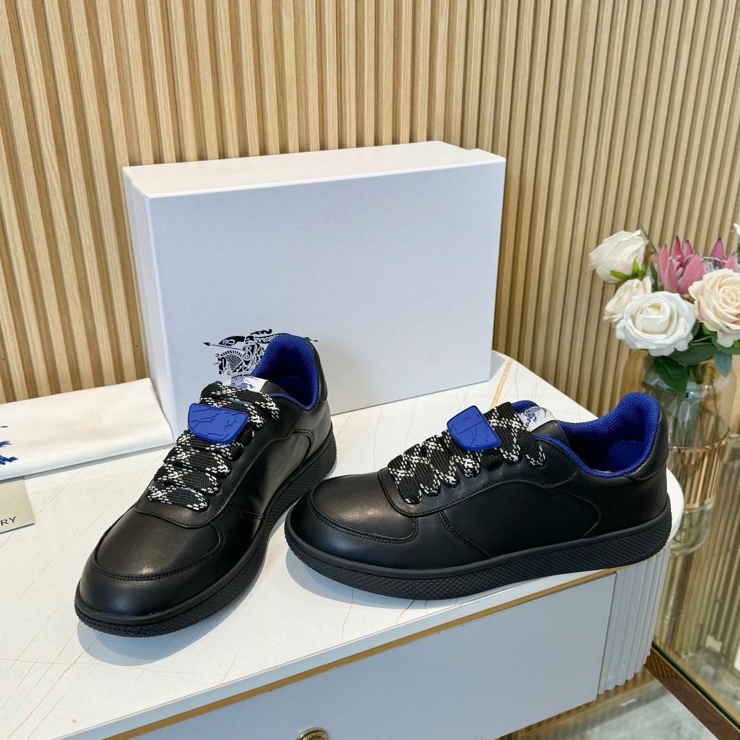 Burberry Leather Terrace Sneakers - DopestKickz