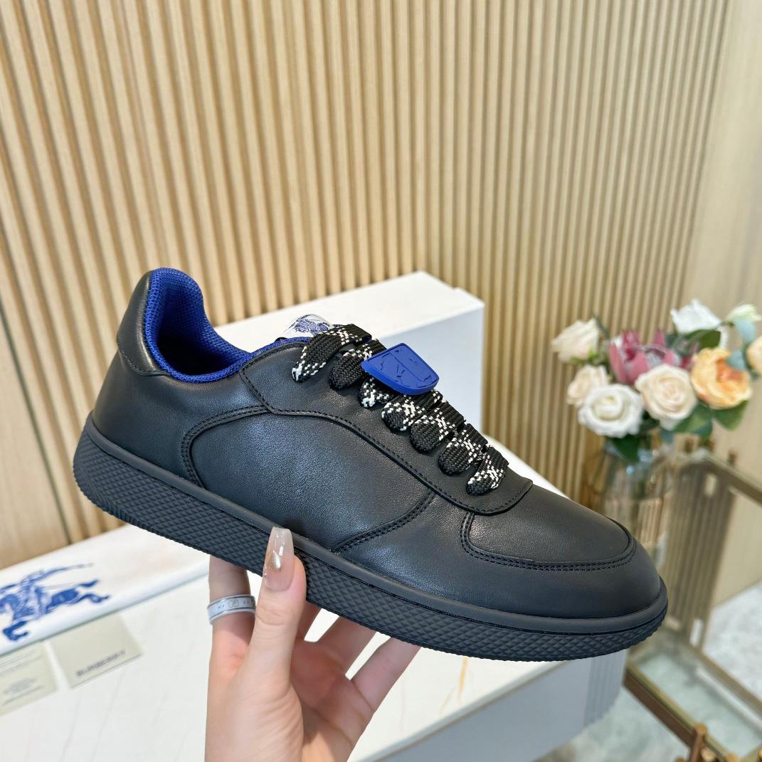 Burberry Leather Terrace Sneakers - DopestKickz