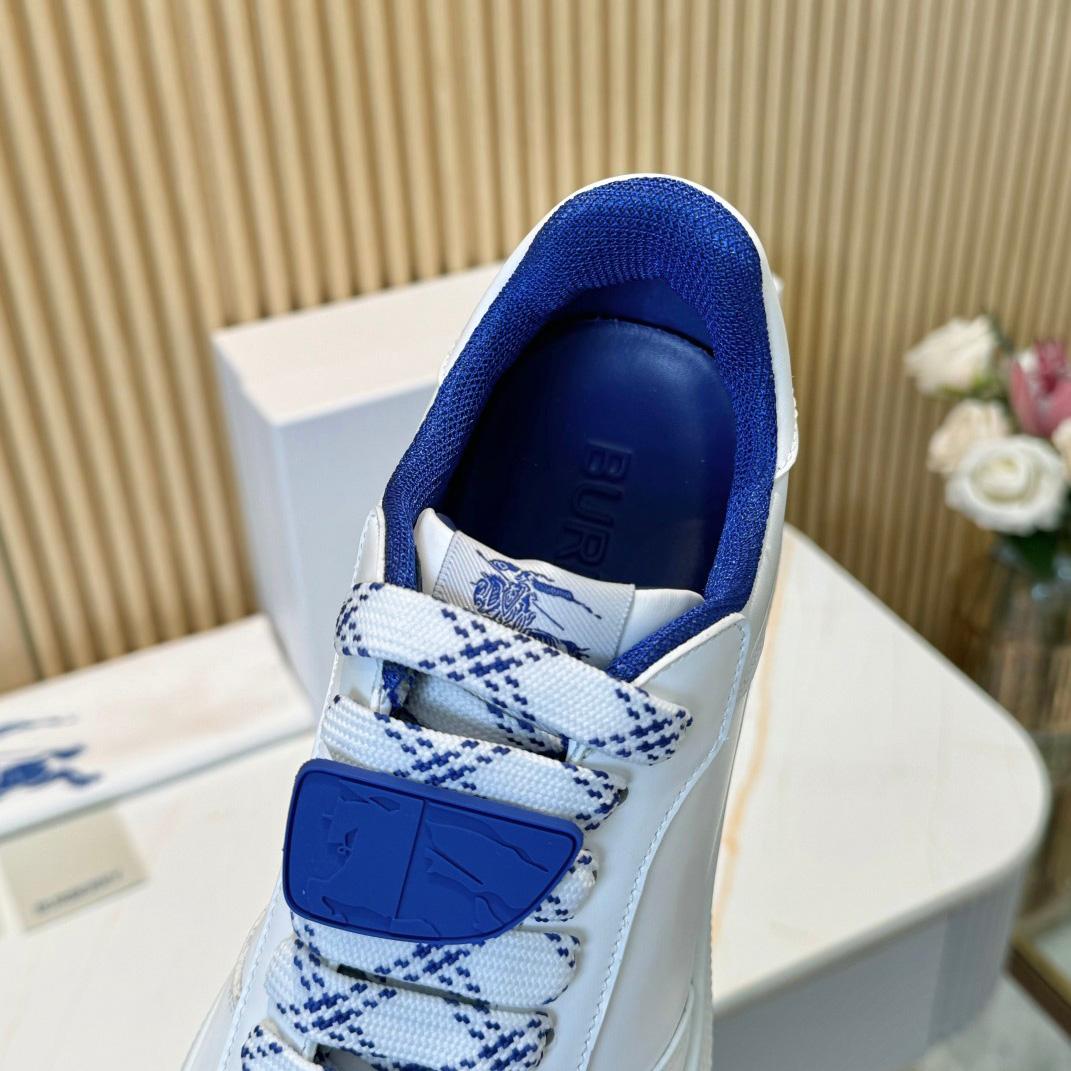 Burberry Leather Terrace Sneakers - DopestKickz
