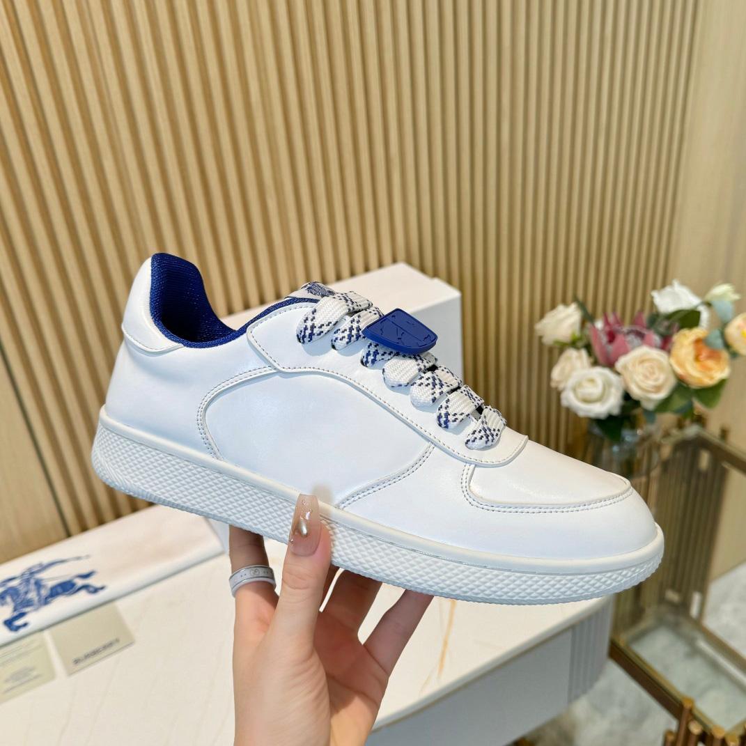 Burberry Leather Terrace Sneakers - DopestKickz