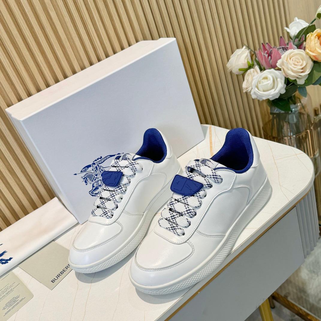 Burberry Leather Terrace Sneakers - DopestKickz