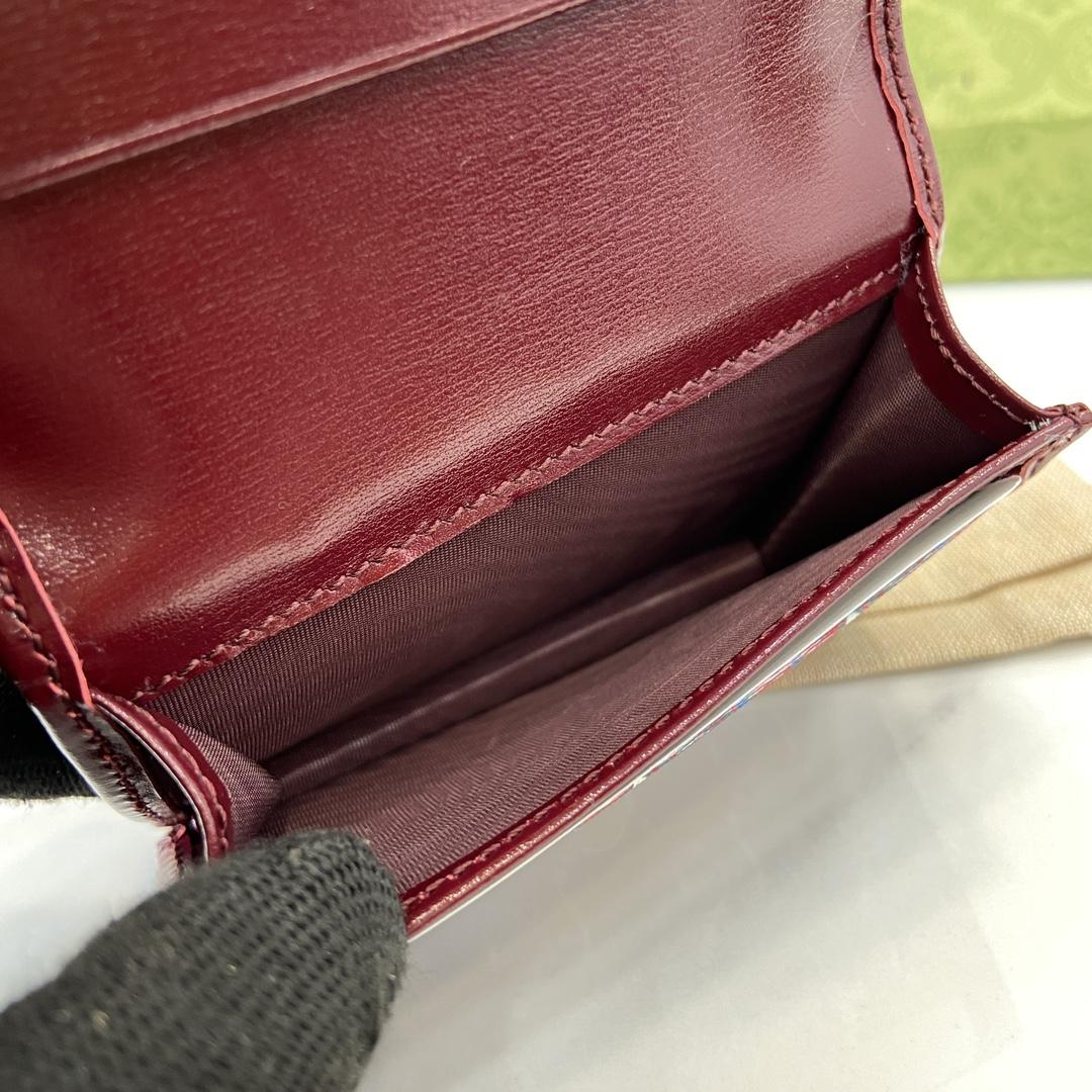 Gucci Card Case Wallet With GG Shadow - DopestKickz