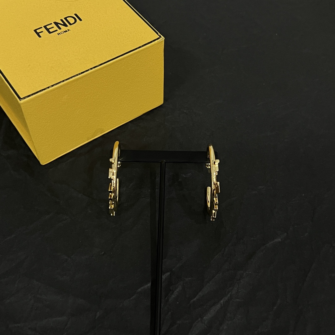 Fendi Fendigraphy Earrings  - DopestKickz