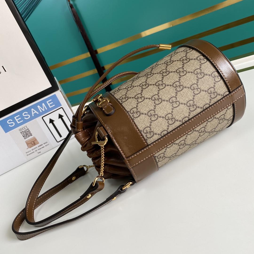 Gucci Horsebit 1955 Small Bucket Bag 'Beige'  (16-14-14cm) - DopestKickz