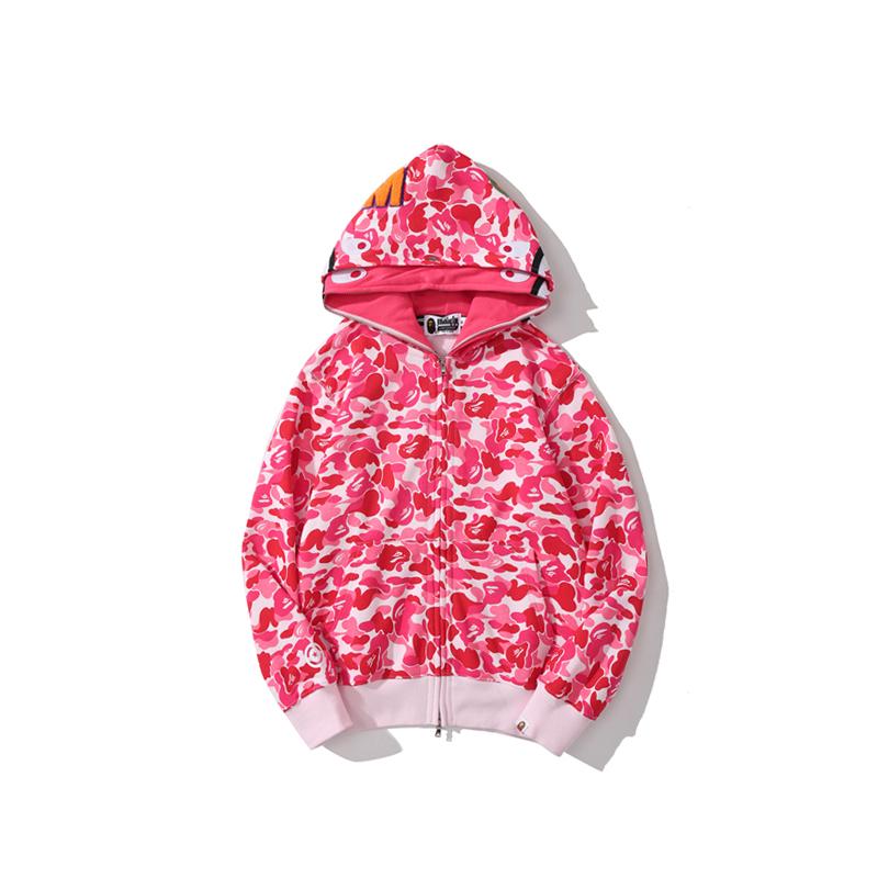Bape Big ABC Camo Shark Full Zip Hoodie - DopestKickz