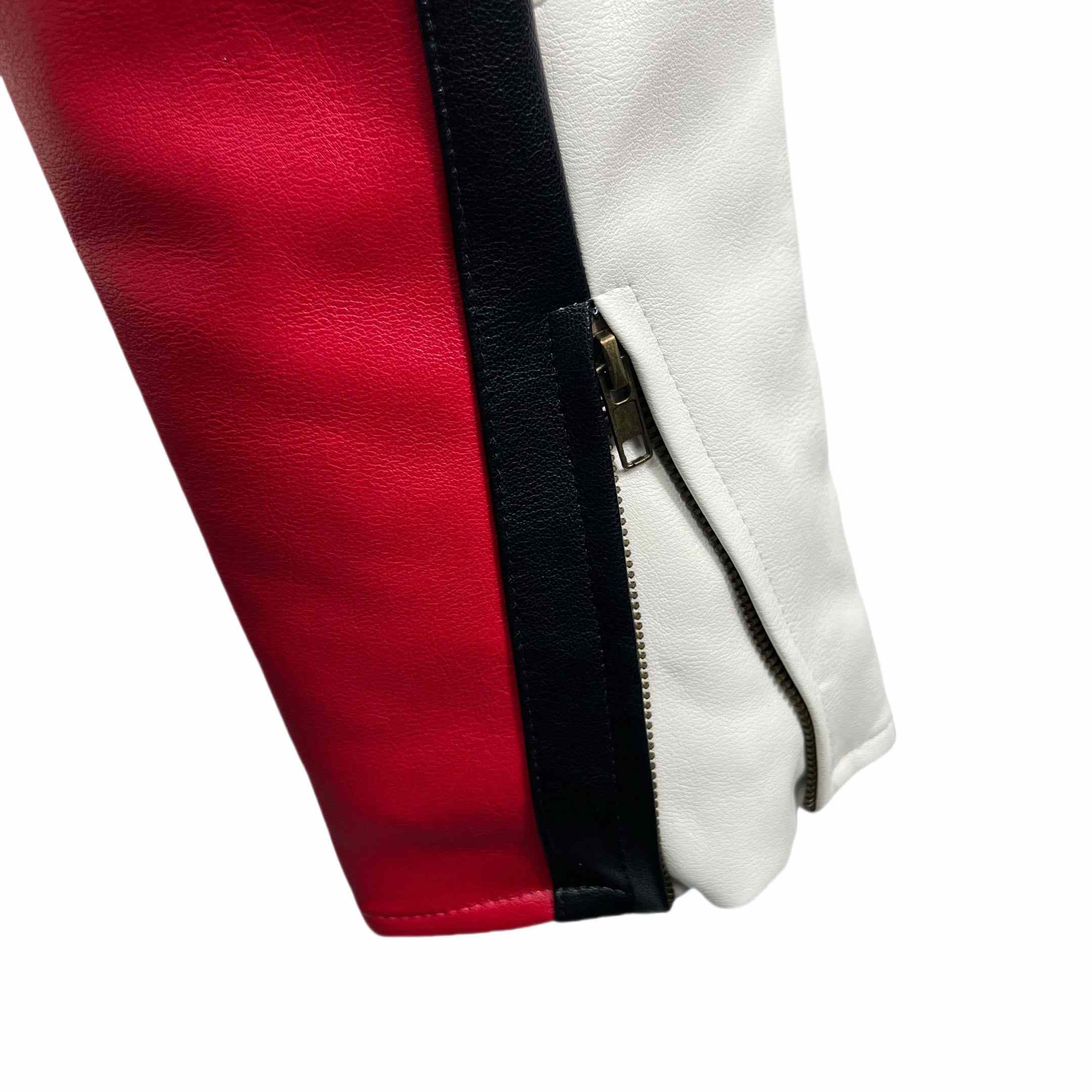 Vetements Tricolor Leather Racing Jacket - DopestKickz