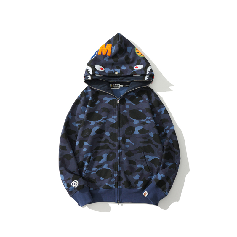 Bape Shark Full Zip Hoodie - DopestKickz