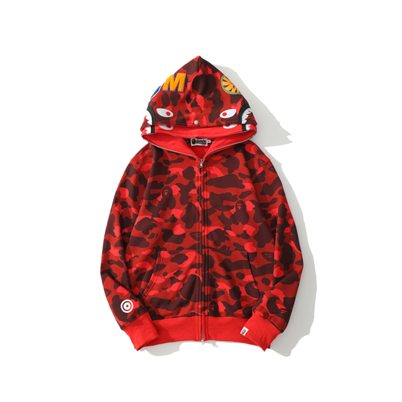 Bape Shark Full Zip Hoodie - DopestKickz