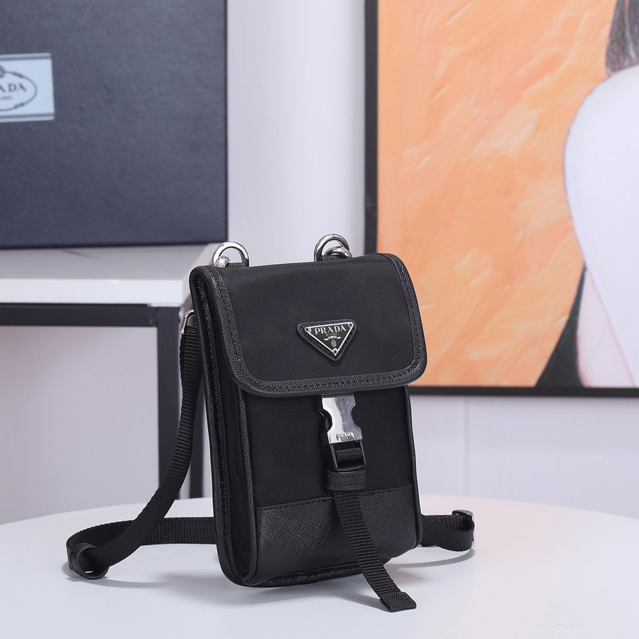 Prada Re-Nylon And Saffiano Leather Smartphone Case - DopestKickz