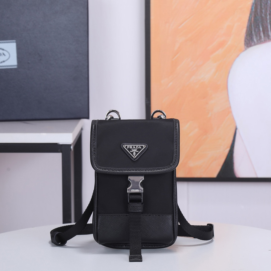 Prada Re-Nylon And Saffiano Leather Smartphone Case - DopestKickz