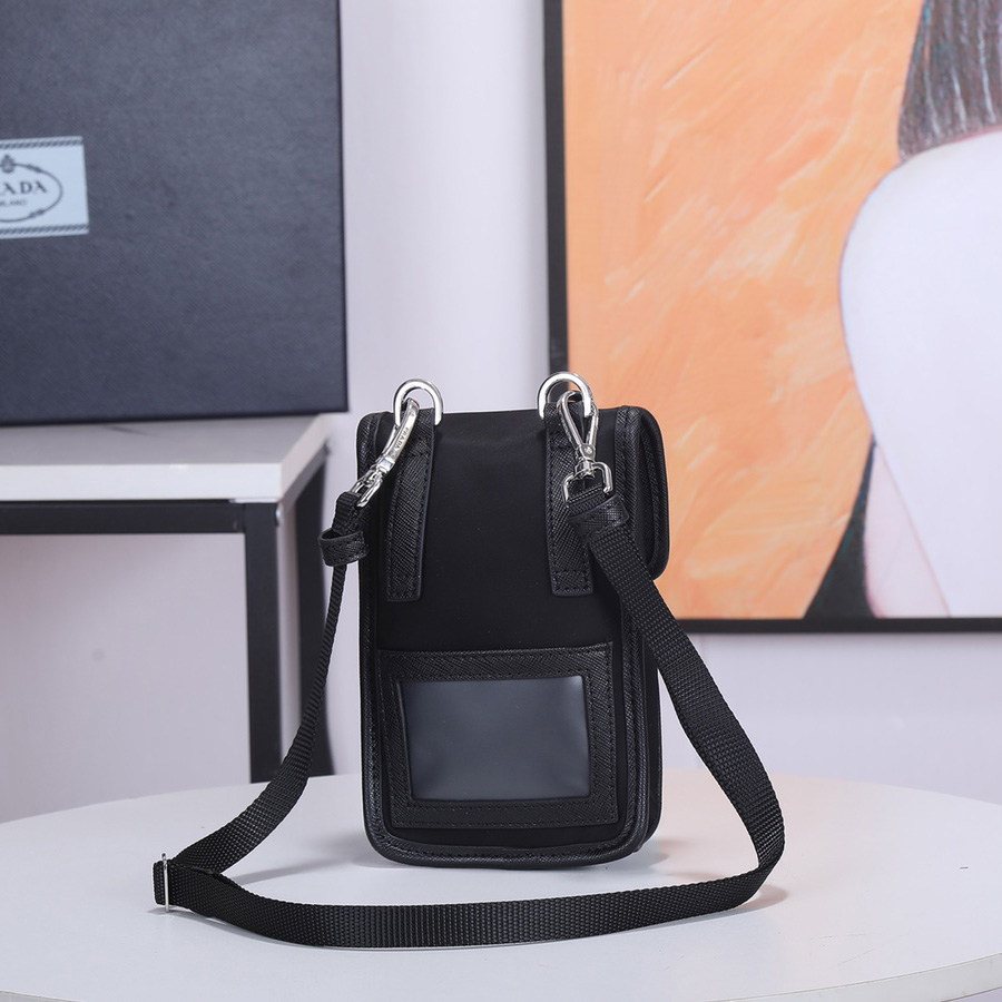 Prada Re-Nylon And Saffiano Leather Smartphone Case - DopestKickz