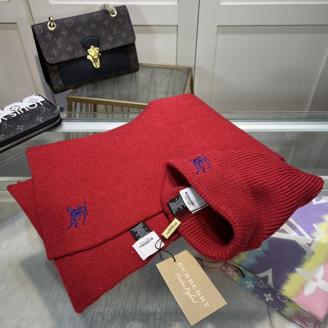 Burberry KD-embroidered Ribbed-knit Scarf & Beanie - DopestKickz
