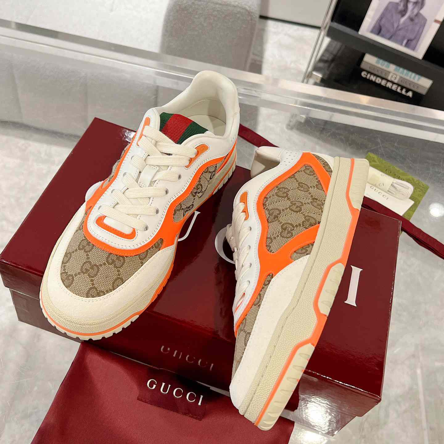 Gucci Re-Web Sneakers - DopestKickz