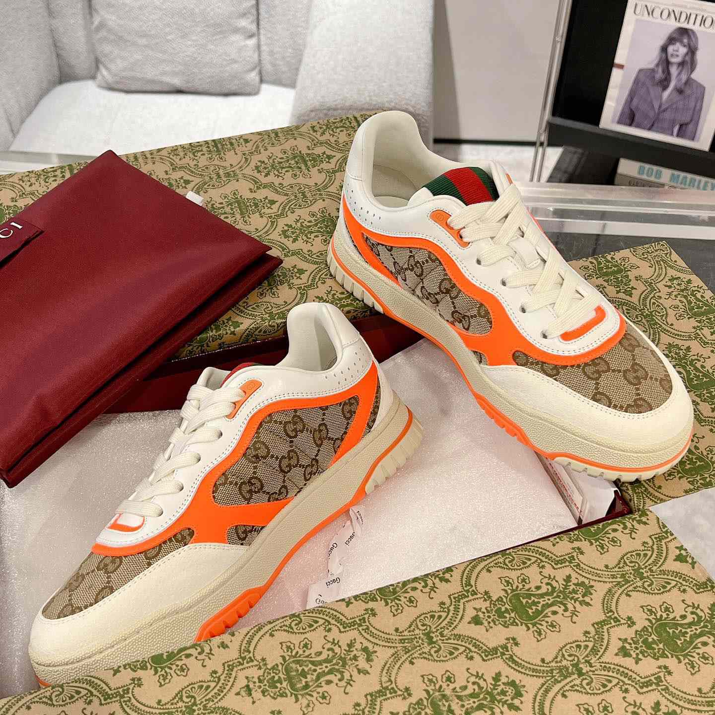 Gucci Re-Web Sneakers - DopestKickz