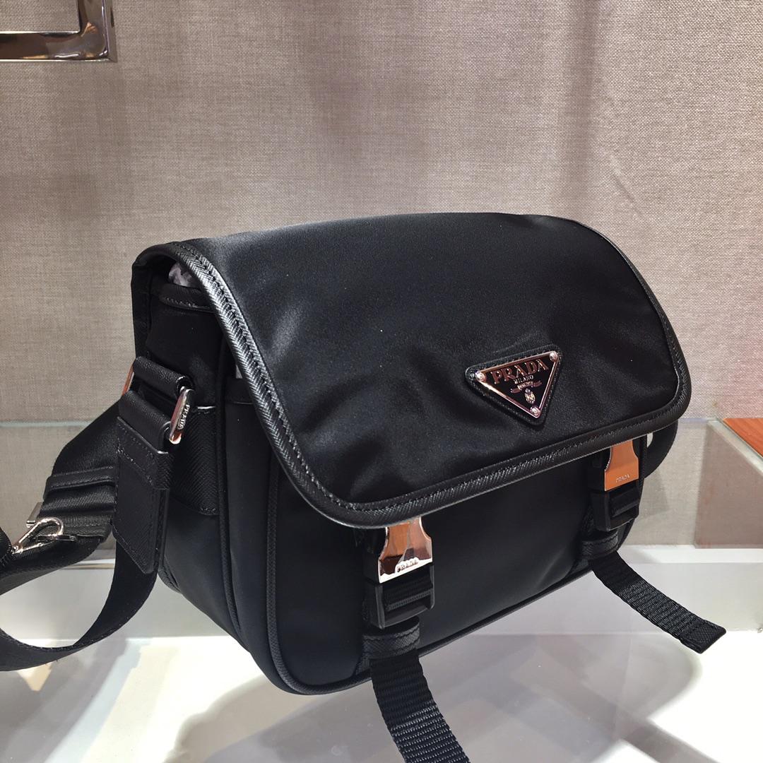 Prada Re-Nylon and Saffiano Leather Shoulder Bag - DopestKickz