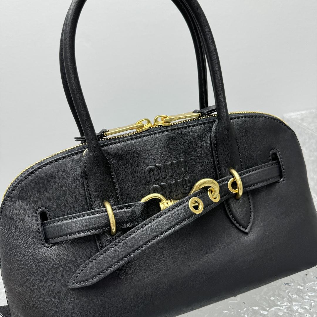Miu Miu Aventure Nappa Leather Top-handle Bag - DopestKickz