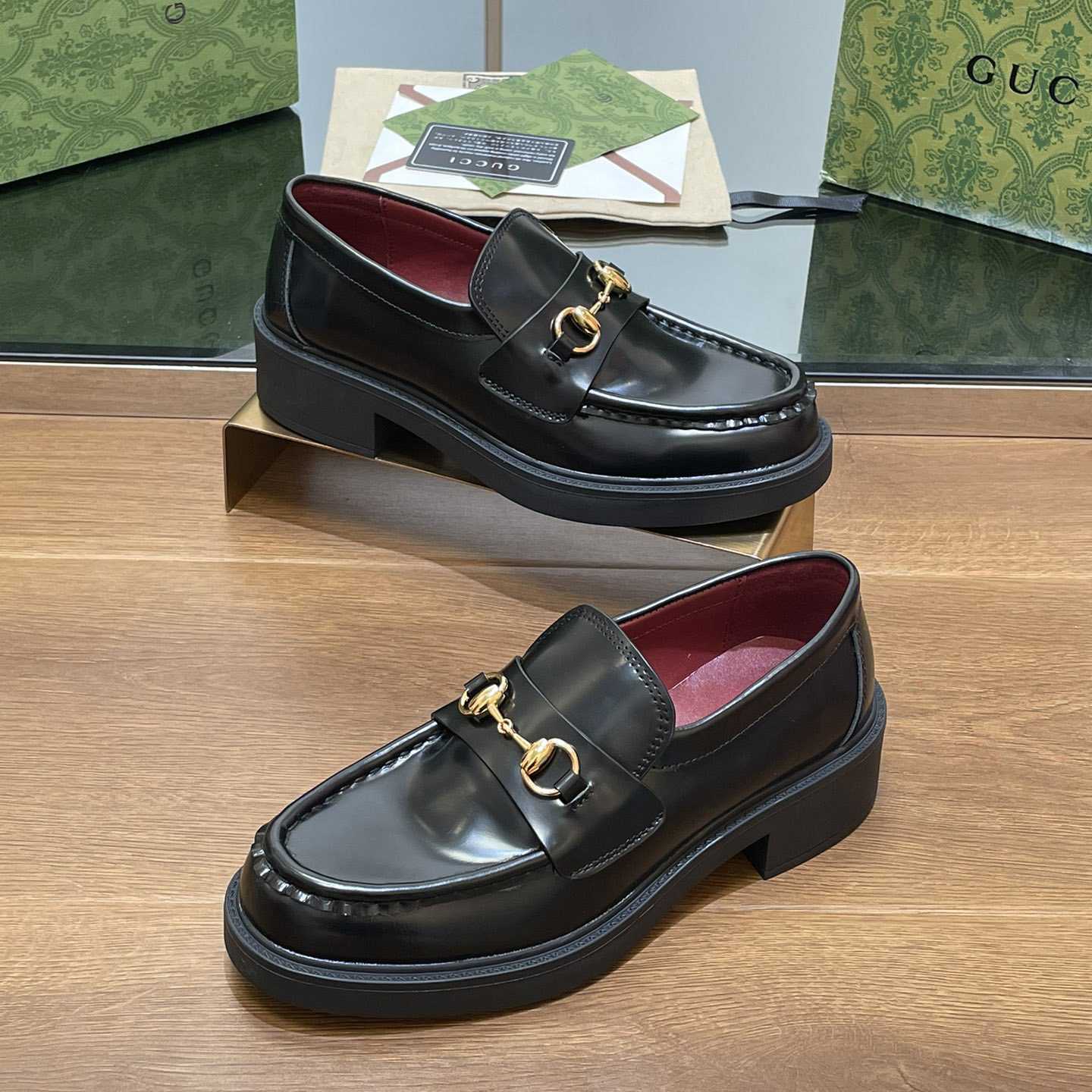 Gucci Women's Loafer With Horsebit - DopestKickz