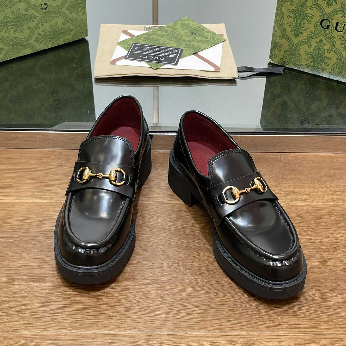 Gucci Women's Loafer With Horsebit - DopestKickz