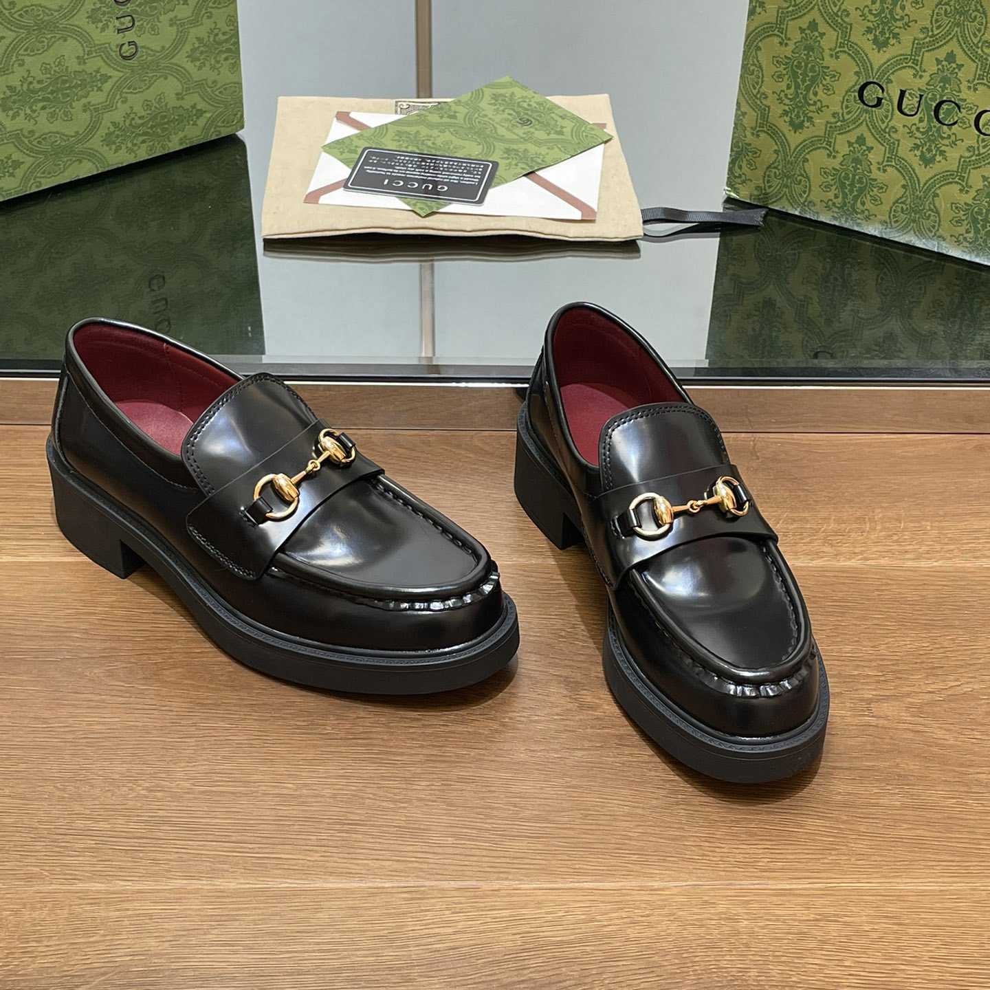Gucci Women's Loafer With Horsebit - DopestKickz