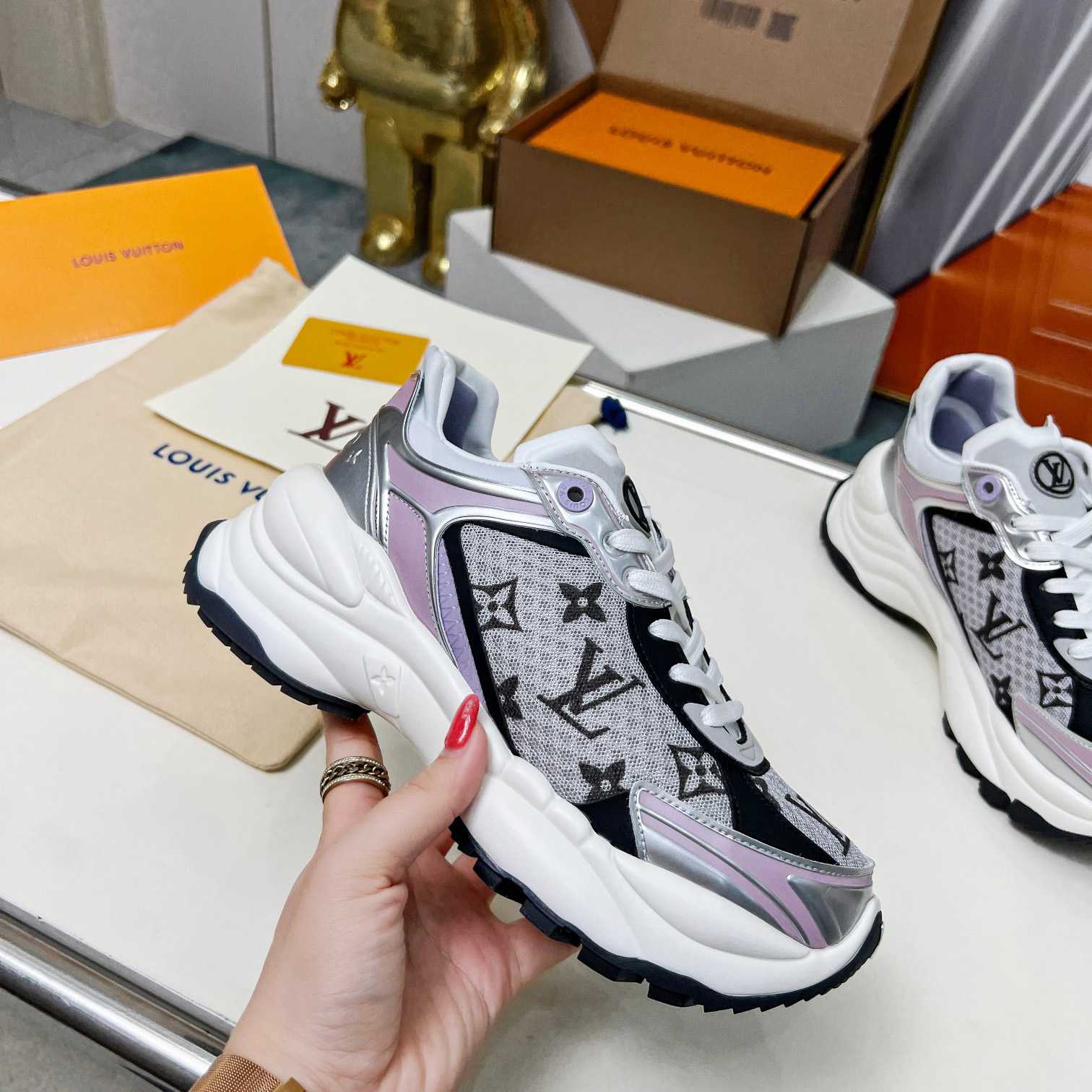 Louis Vuitton Run 55 Sneaker        1AD2PF - DopestKickz