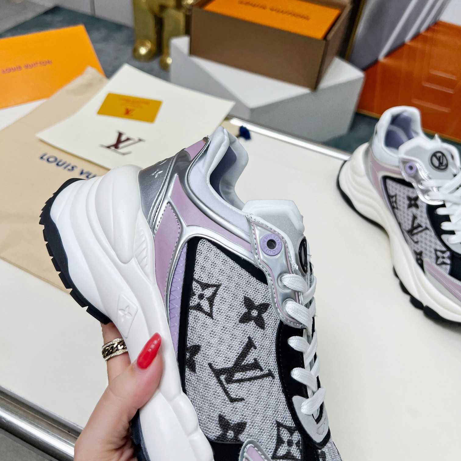 Louis Vuitton Run 55 Sneaker        1AD2PF - DopestKickz