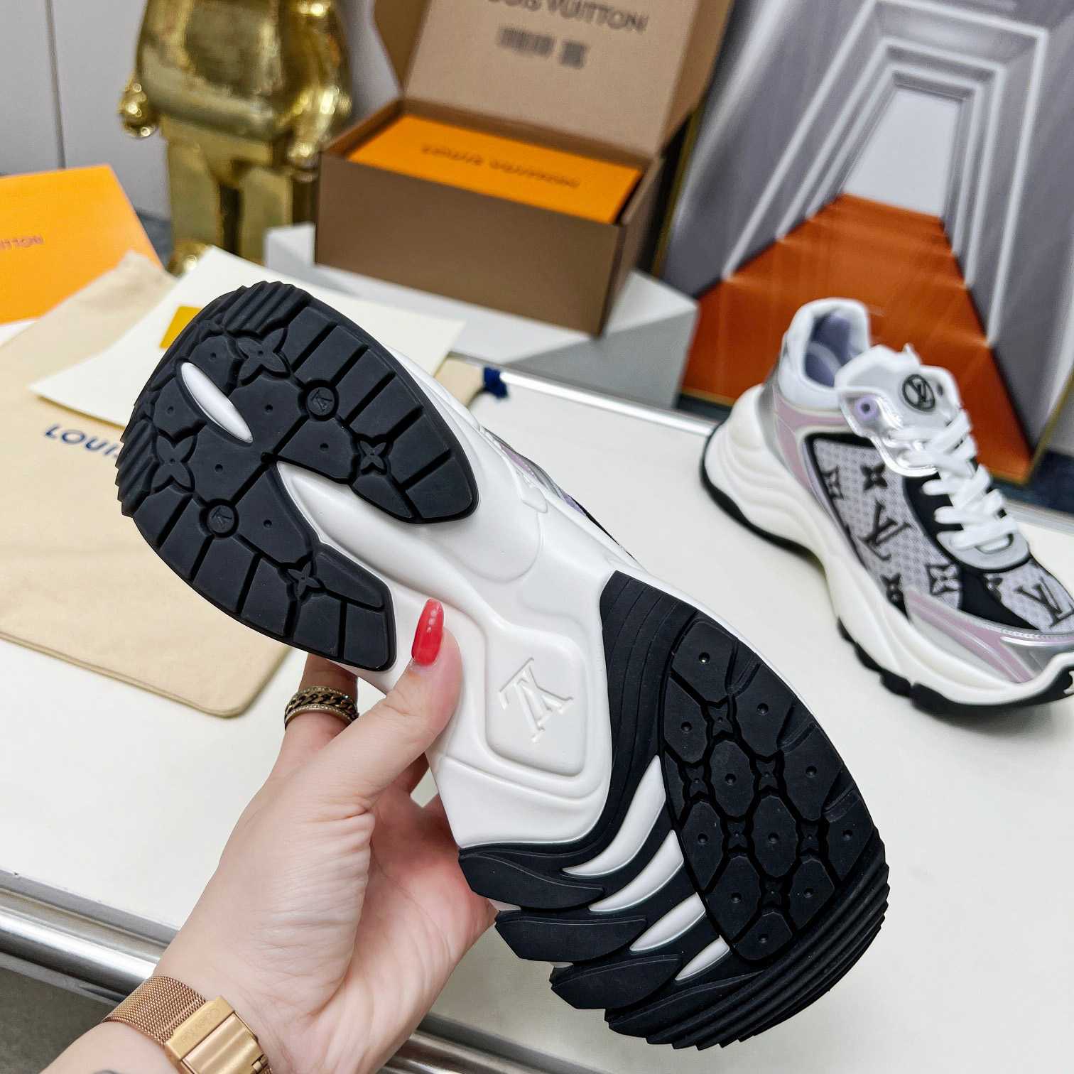 Louis Vuitton Run 55 Sneaker        1AD2PF - DopestKickz