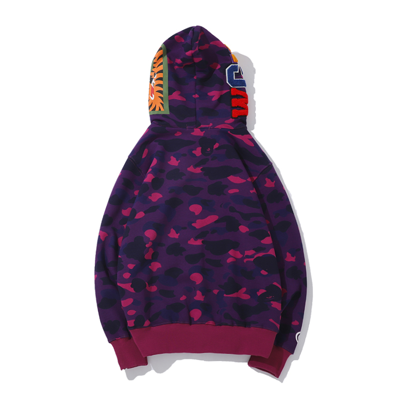 Bape Full Zip Double Hoodie - DopestKickz