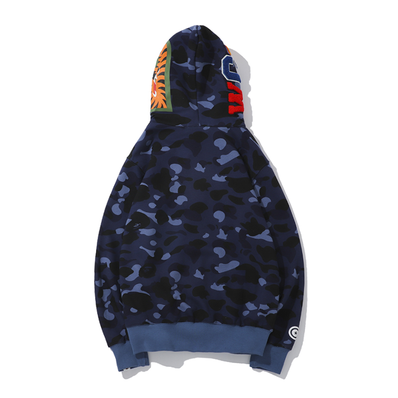 Bape Full Zip Double Hoodie - DopestKickz